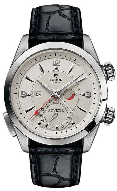 buy Tudor replica Heritage Advisor Silver Dial Men's Watch M79620T-0011